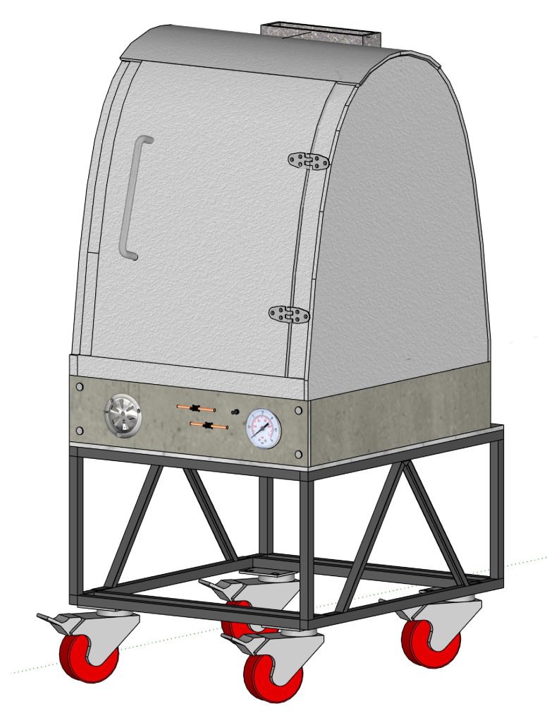Kiln K2 CAD front view