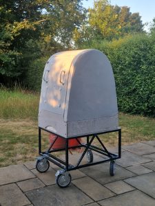 External view of updated kiln